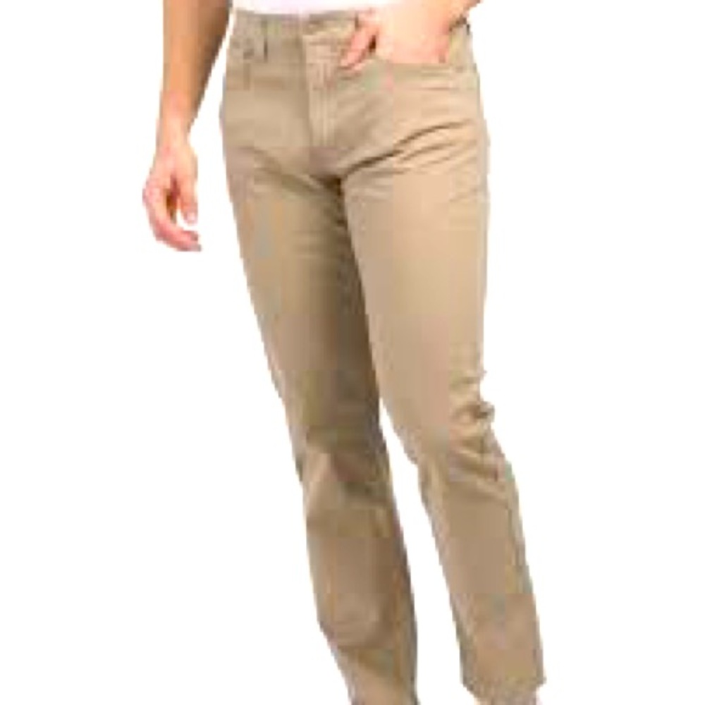 LUCKY Brand 121 5Pocket pants 33x30 in Khaki/tan. Worn TWICE!